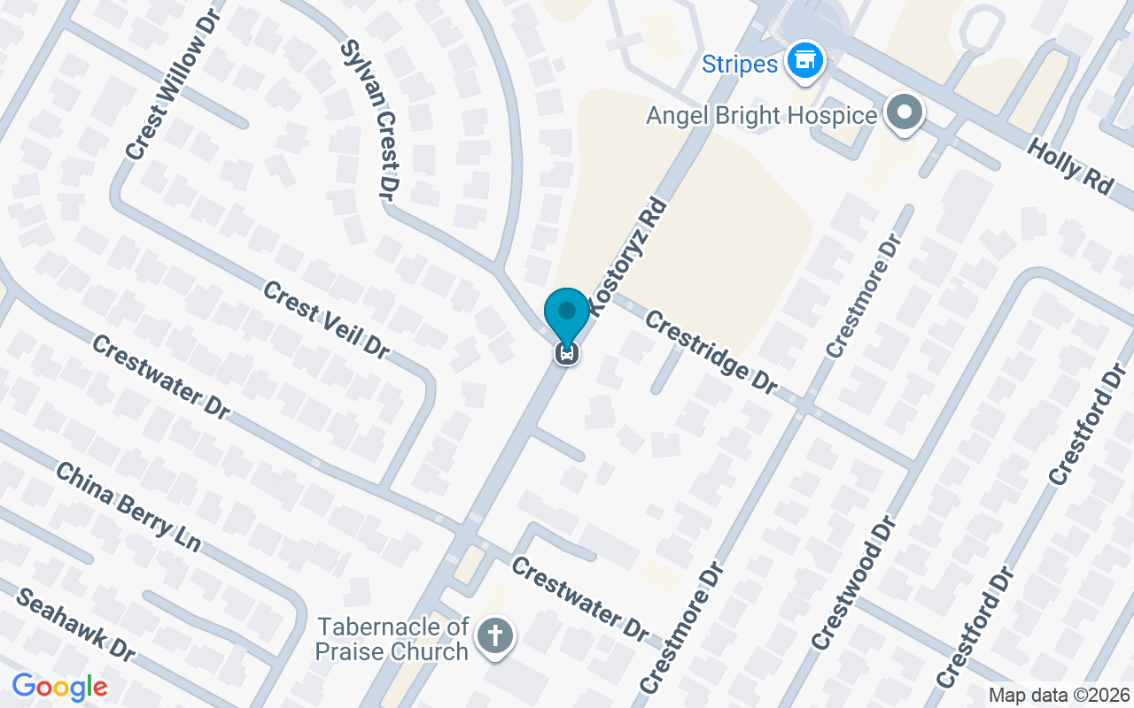 Map showing the location of Kostoryz @ Crestridge
