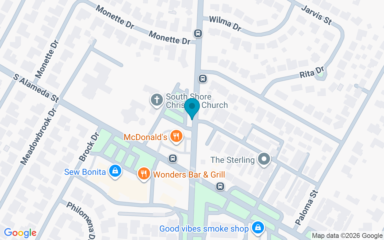 Map showing the location of Alameda @ Airline