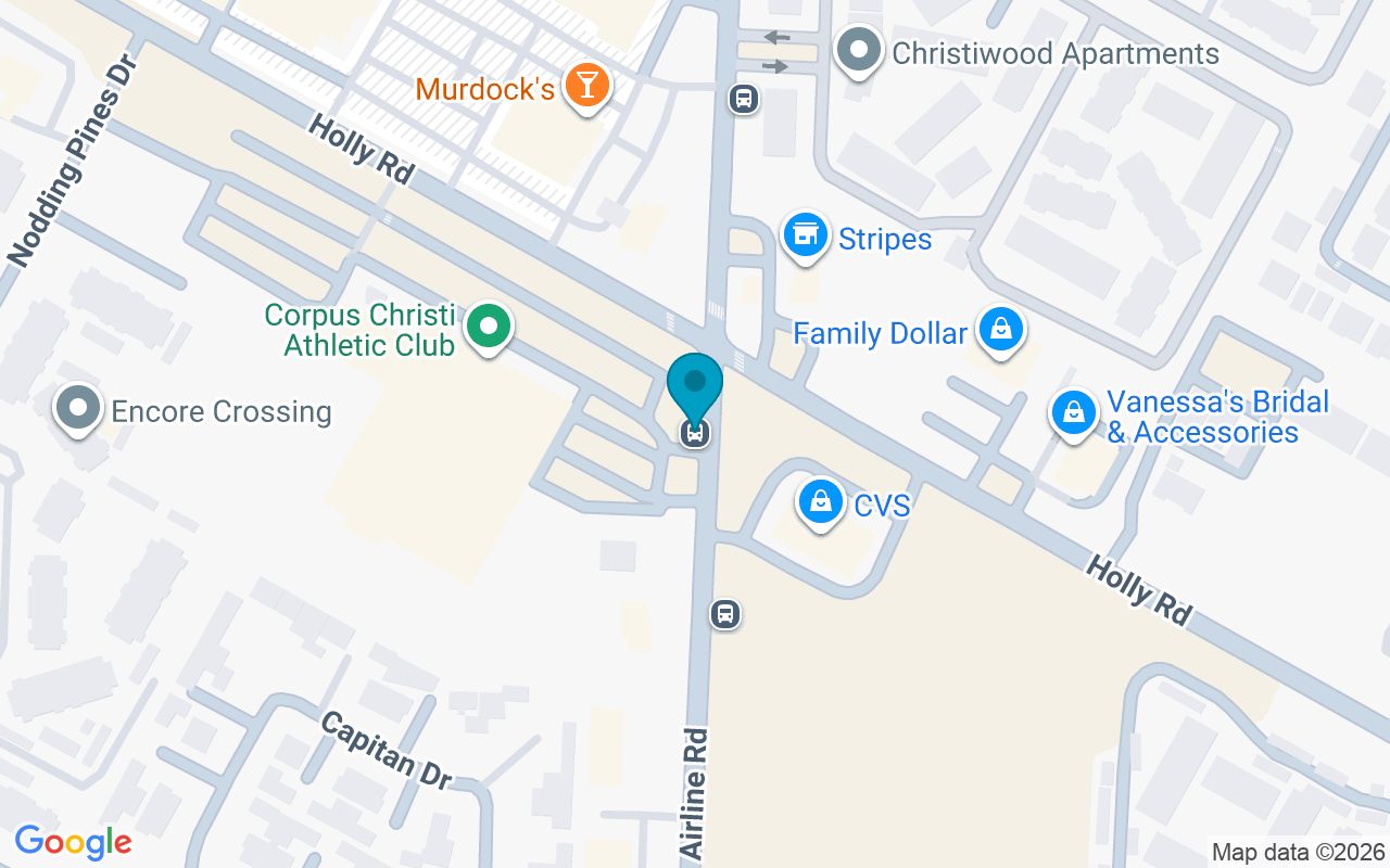 Map showing the location of Airline @ Holly