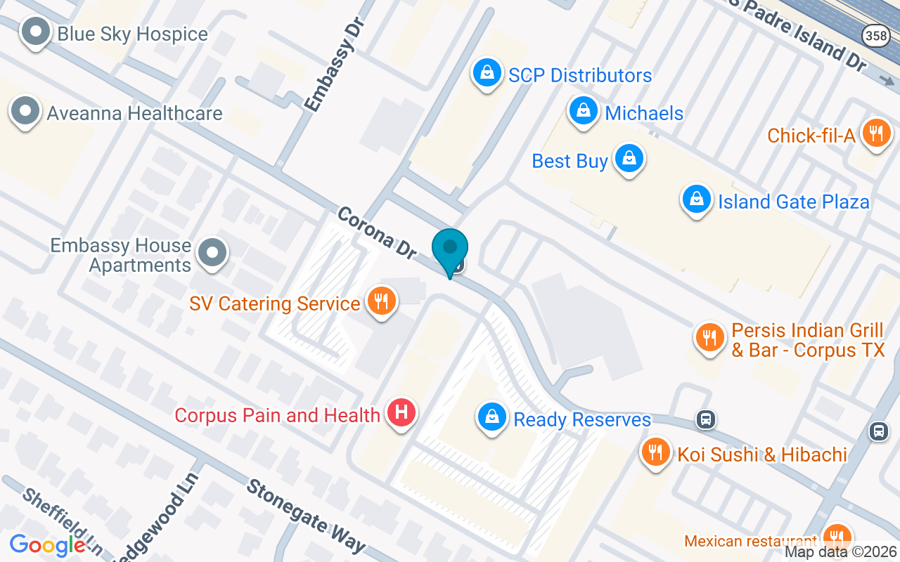 Map showing the location of Corona @ YWCA