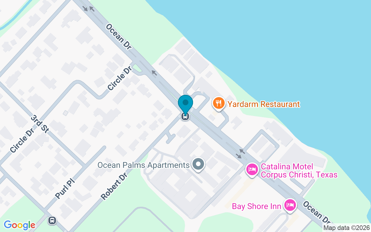 Map showing the location of Robert @ Ocean Dr