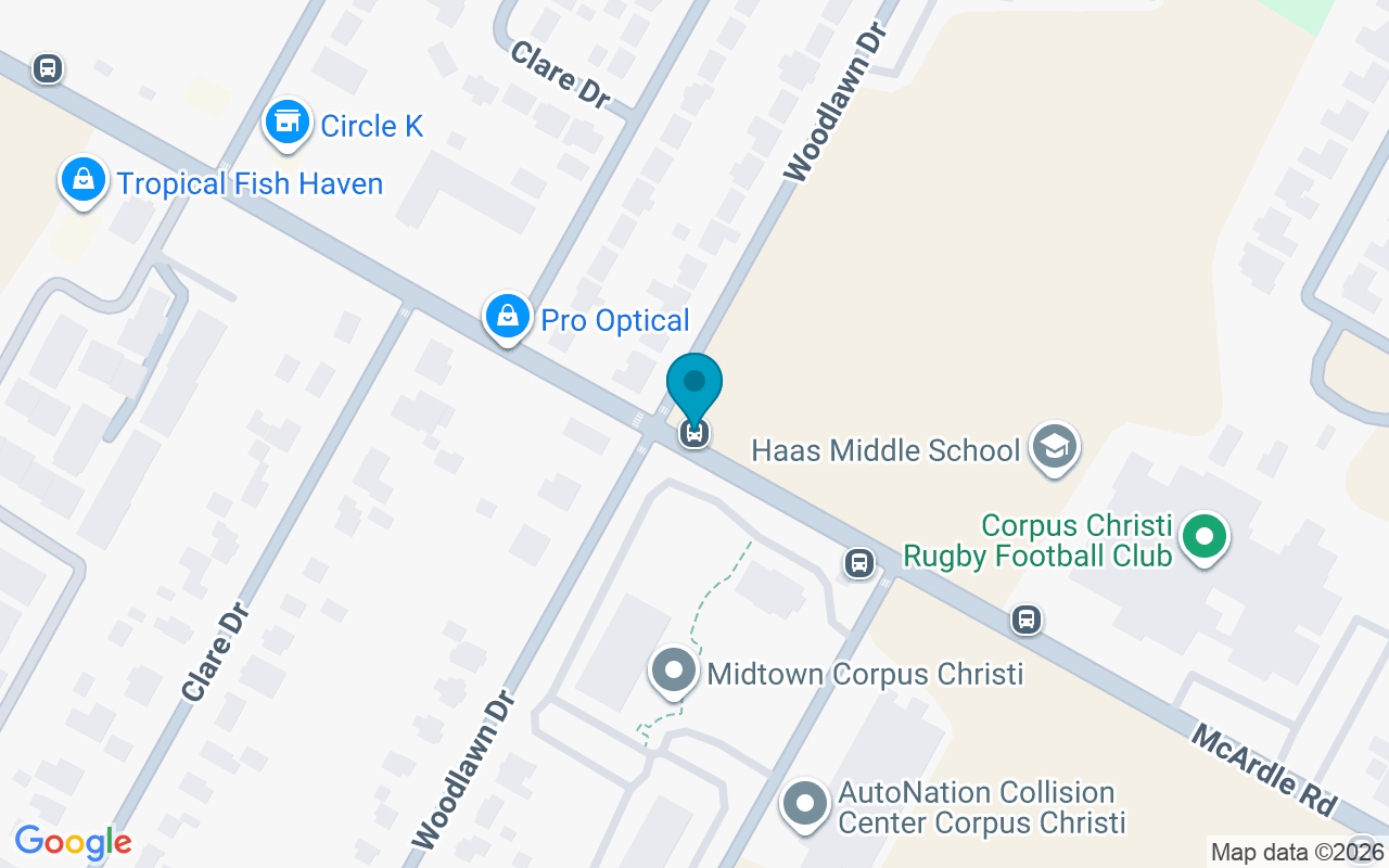 Map showing the location of McArdle @ Woodlawn