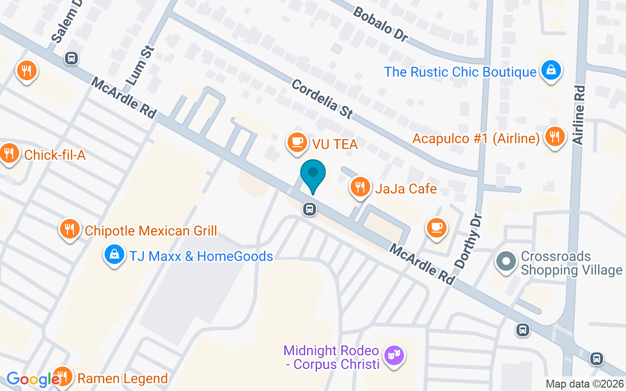 Map showing the location of McArdle @ Sunrise Mall