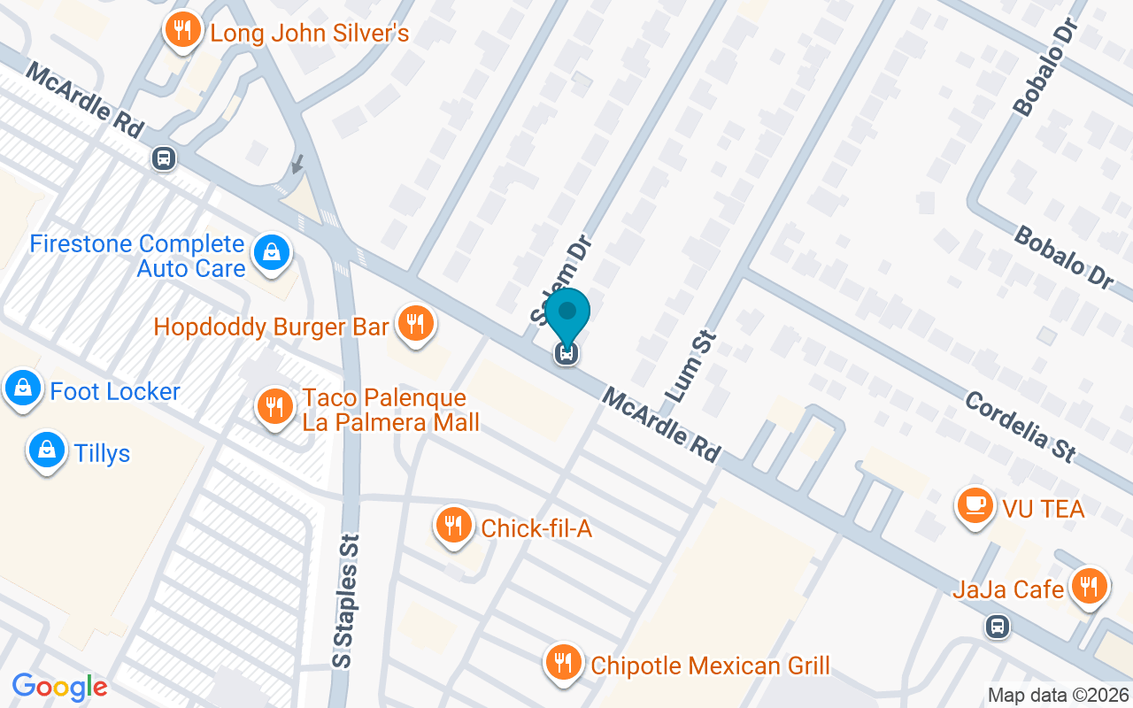 Map showing the location of McArdle @ Airline