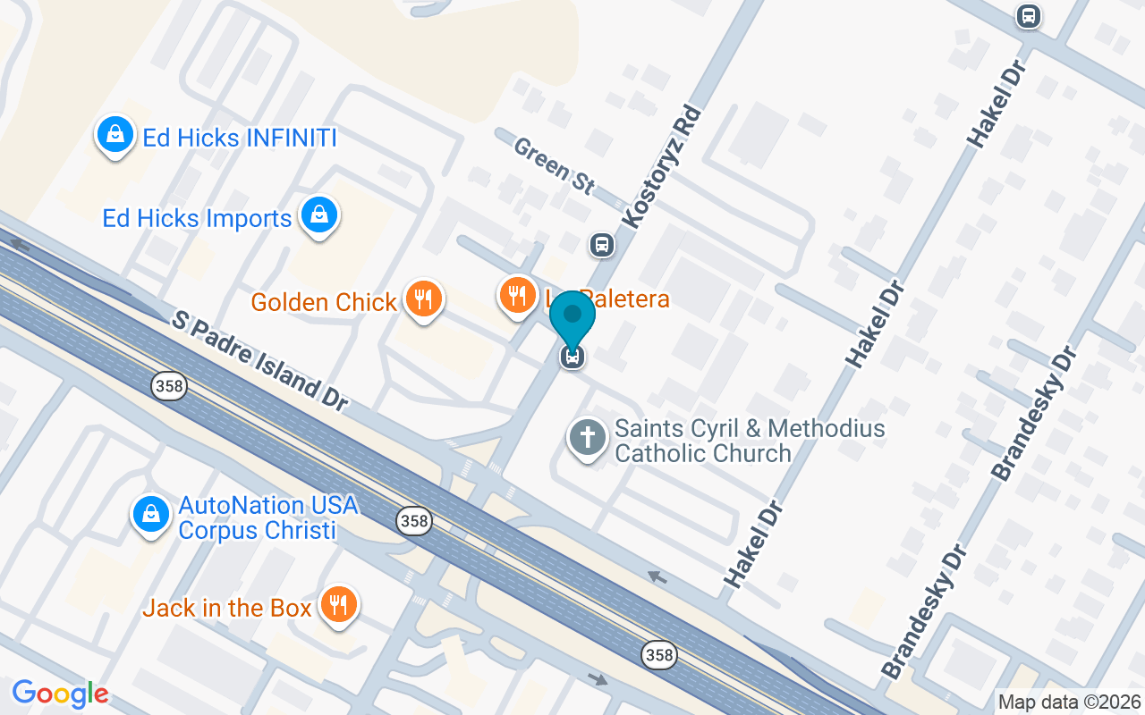 Map showing the location of Kostoryz @ St. Cyril