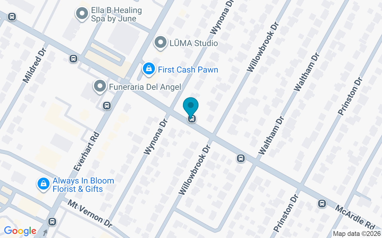 Map showing the location of McArdle @ Wynona