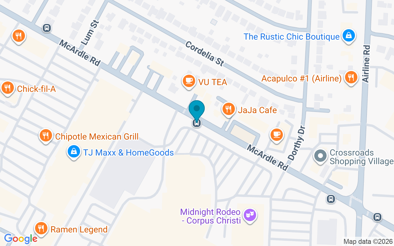 Map showing the location of McArdle @ Sunrise Mall