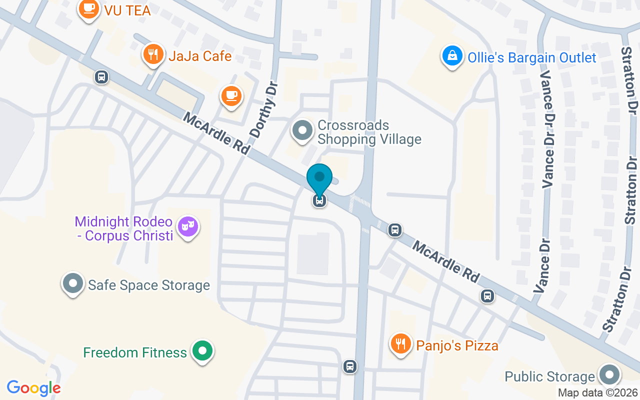 Map showing the location of McArdle @ Airline
