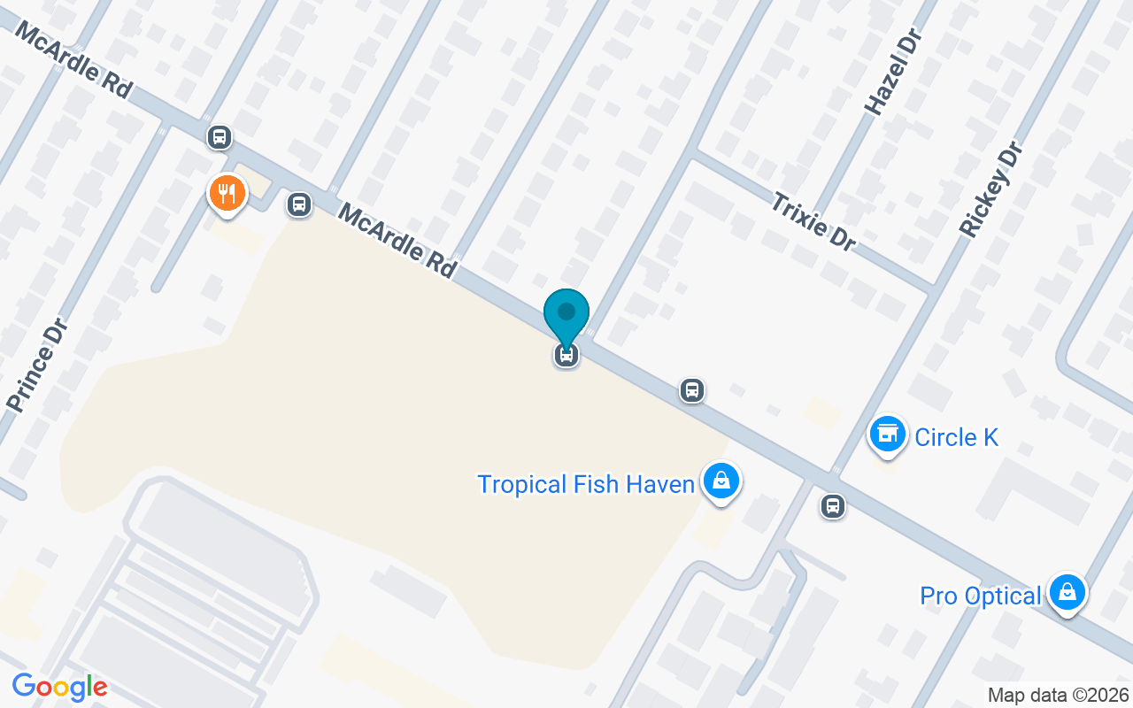 Map showing the location of McArdle @ Nancy