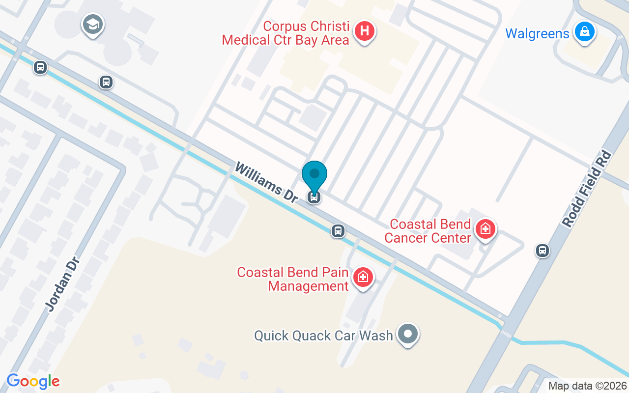 Map showing the location of Williams @ Bay Area