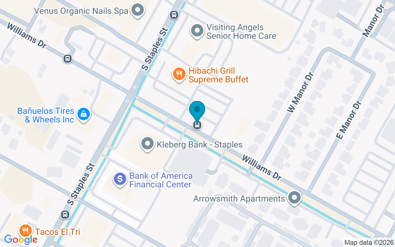 Map showing the location of Williams @ W Manor