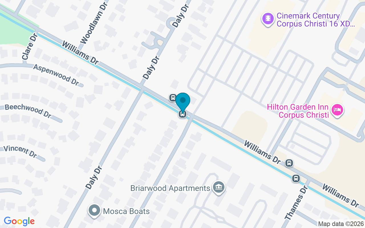 Map showing the location of Williams @ Micheline