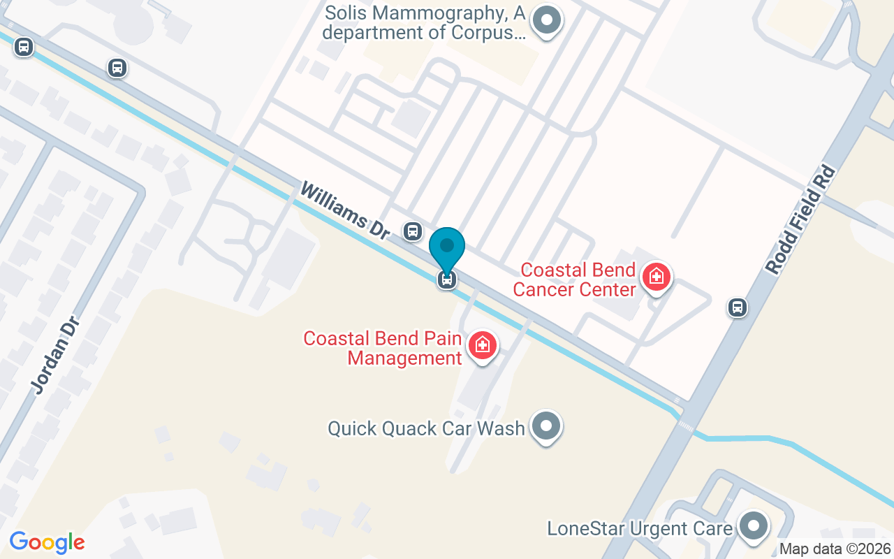 Map showing the location of Williams @ Bay Area