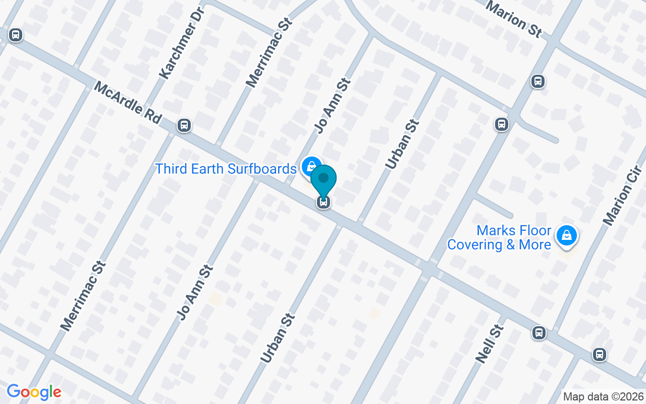 Map showing the location of McArdle @ Joann