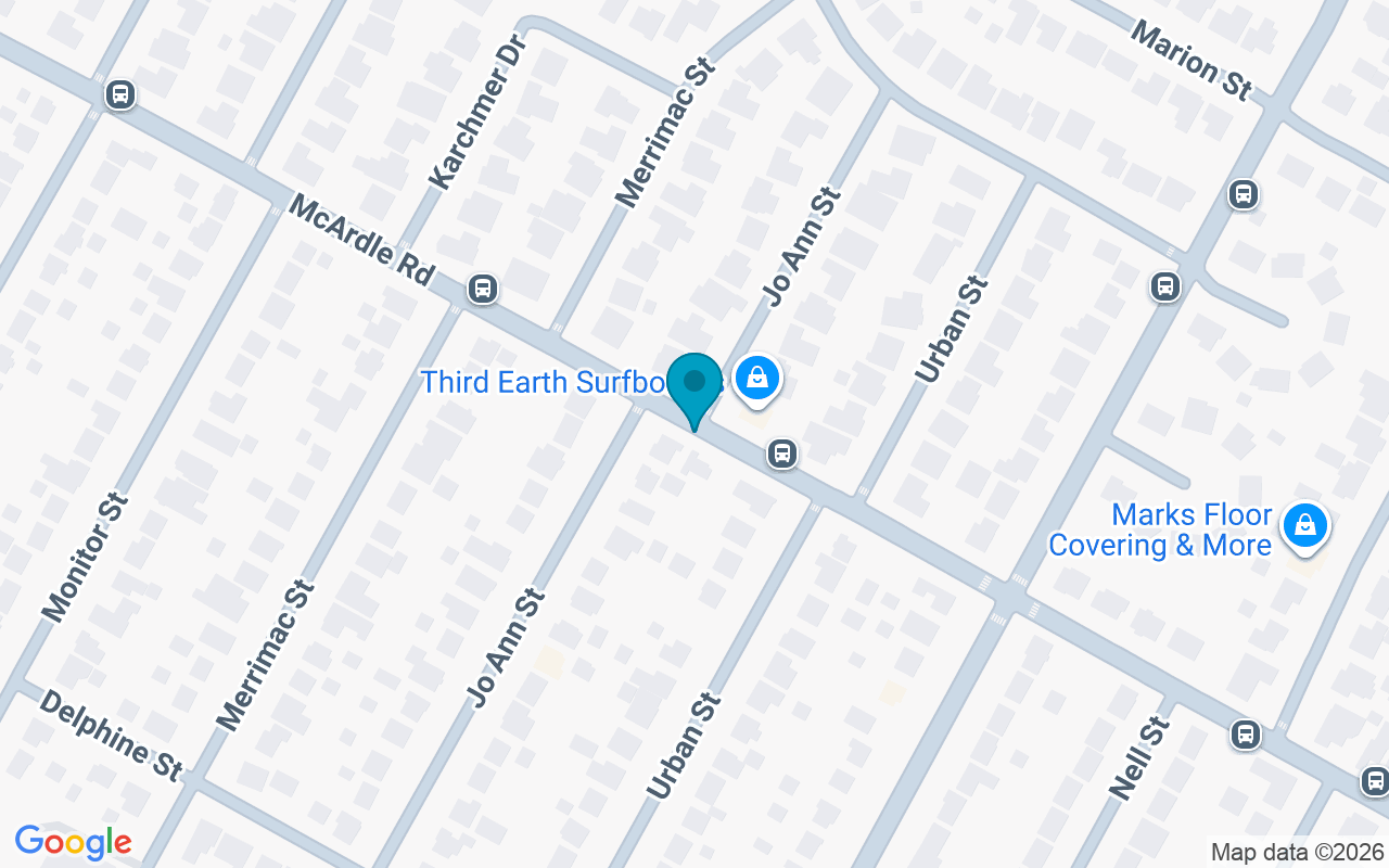 Map showing the location of McArdle @ Joann