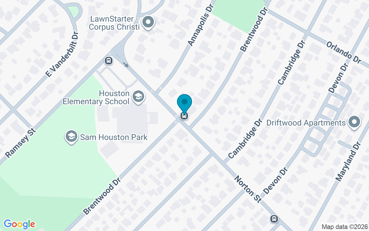 Map showing the location of Norton @ Houston