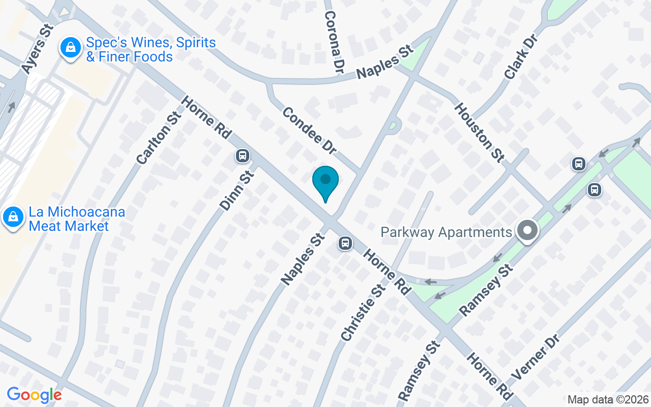 Map showing the location of Horne @ Naples