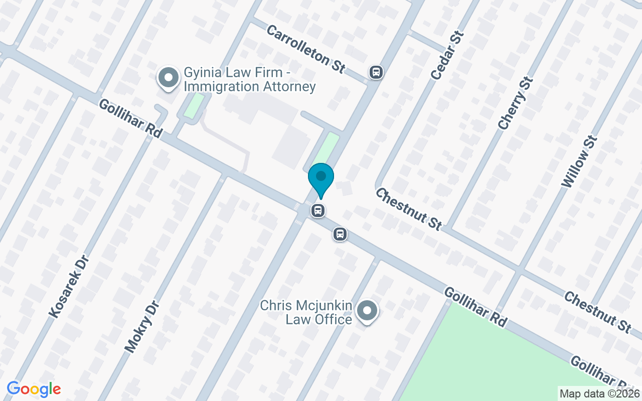 Map showing the location of Carroll @ Gollihar
