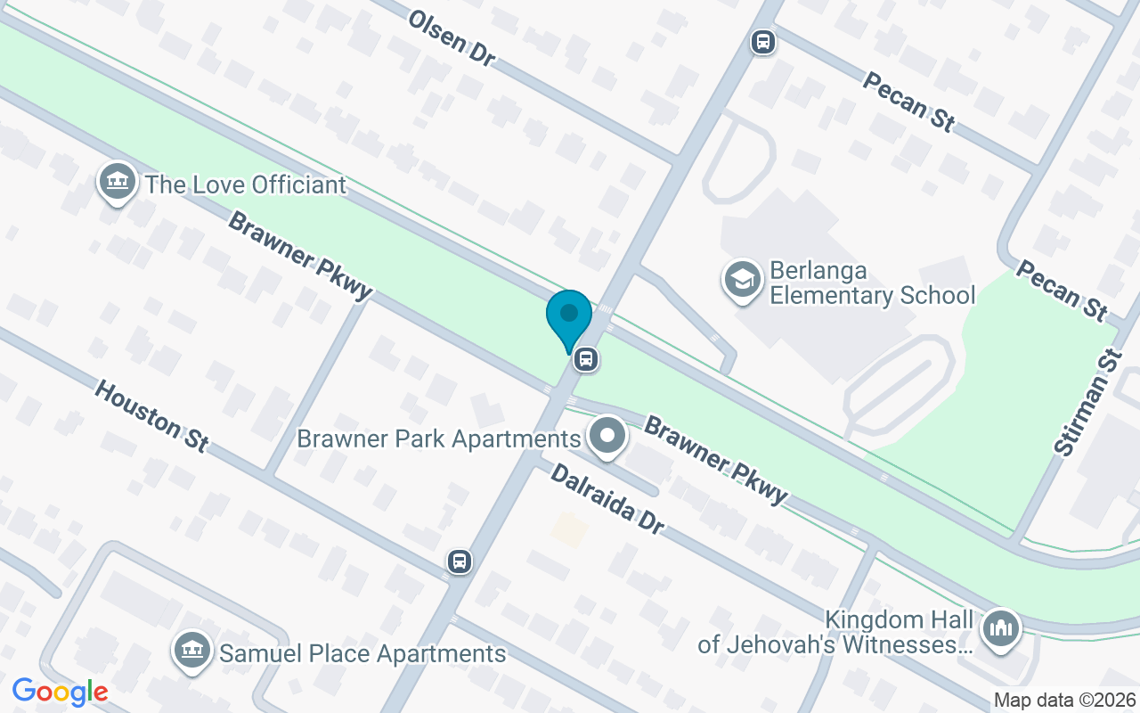Map showing the location of Carroll @ Brawner