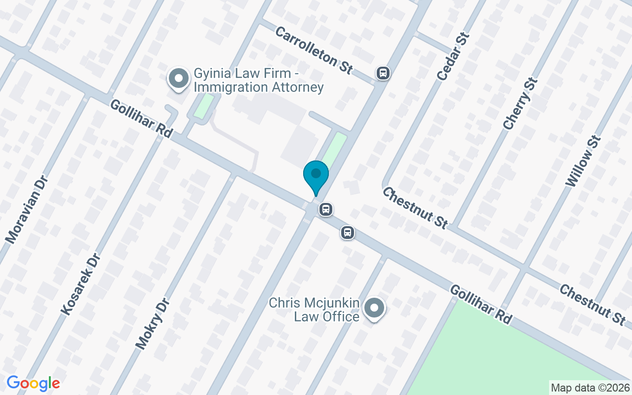 Map showing the location of Carroll @ Gollihar