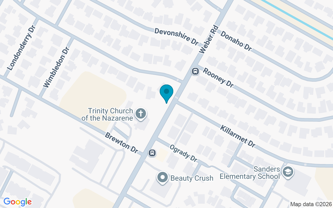 Map showing the location of Weber @ Wickersham