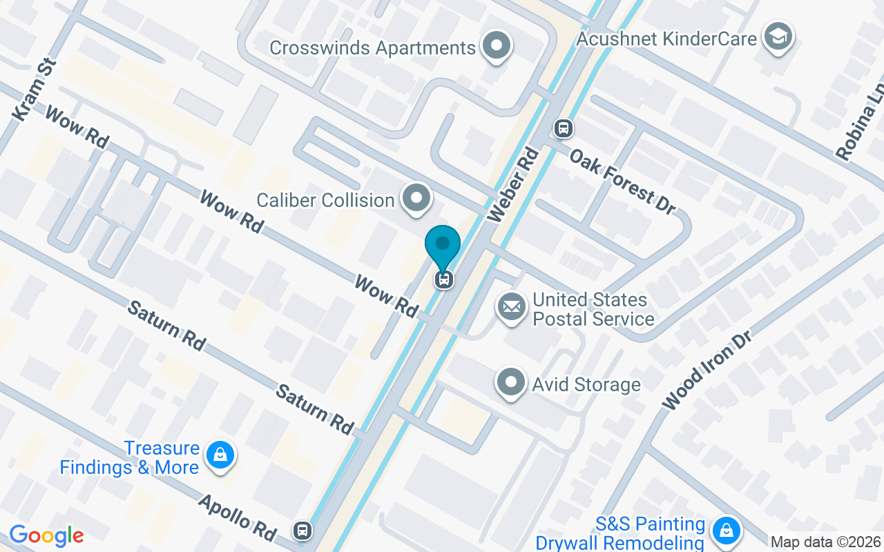 Map showing the location of Weber @ Wow