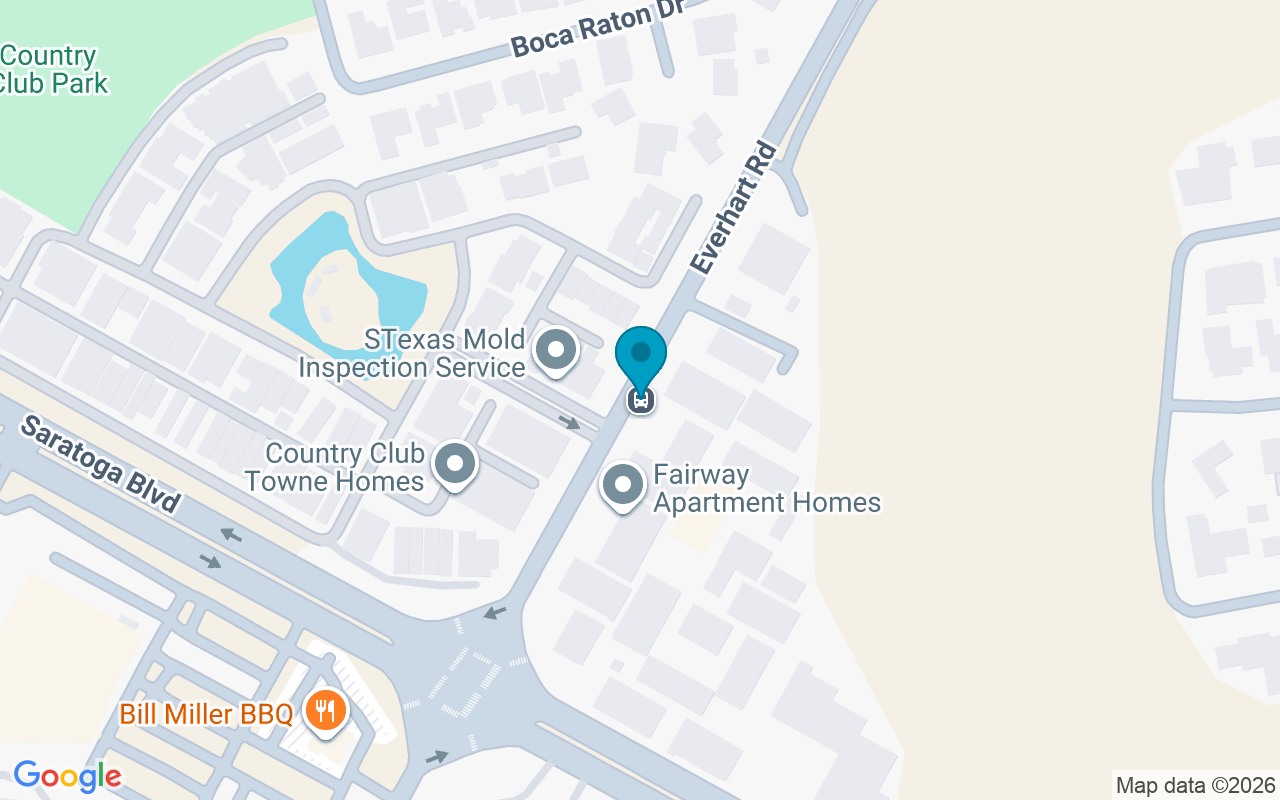 Map showing the location of Everhart @ Saratoga