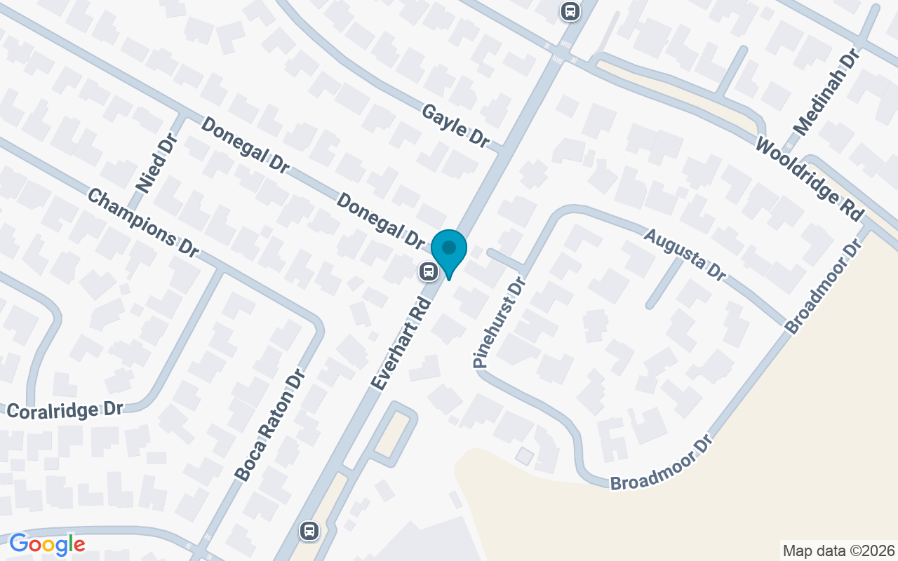 Map showing the location of Everhart @ Donegal