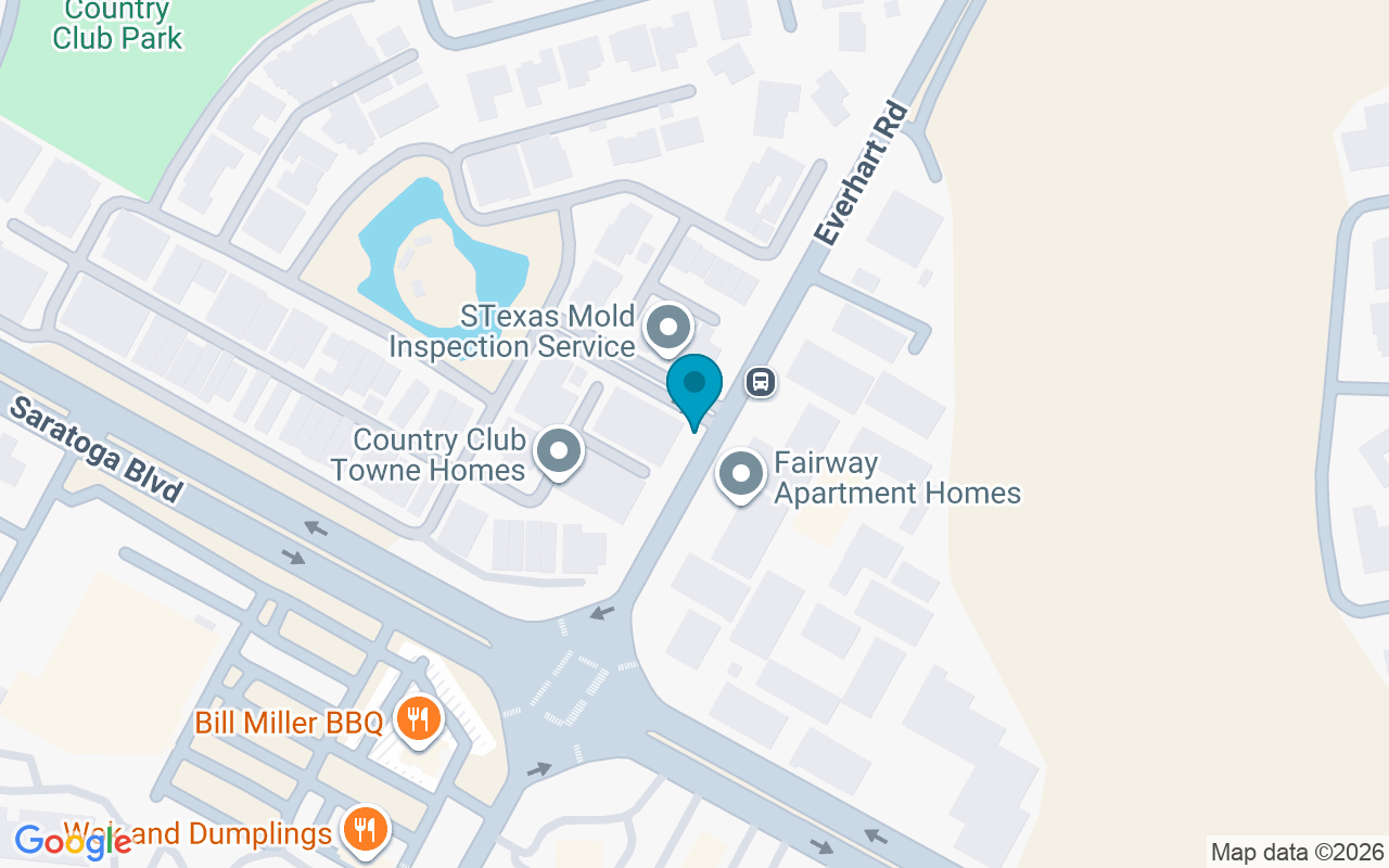 Map showing the location of Everhart @ Saratoga