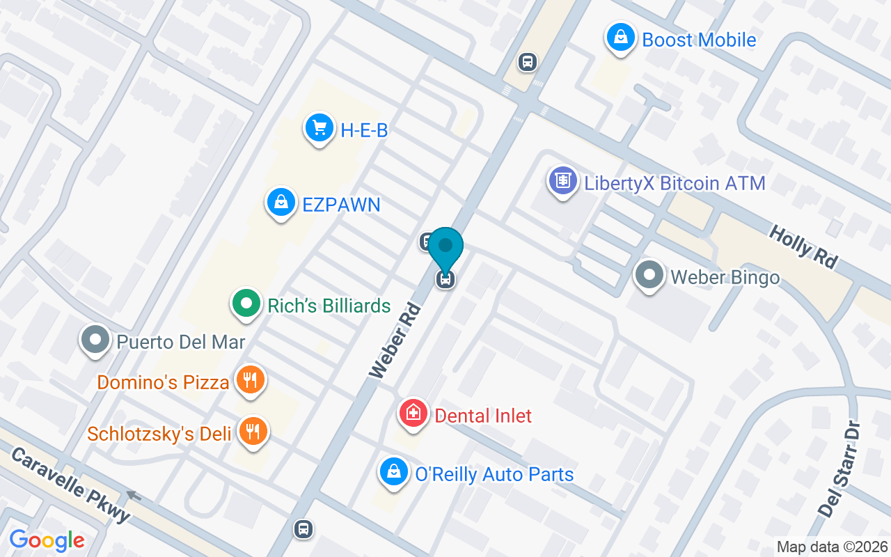 Map showing the location of Weber @ Holly