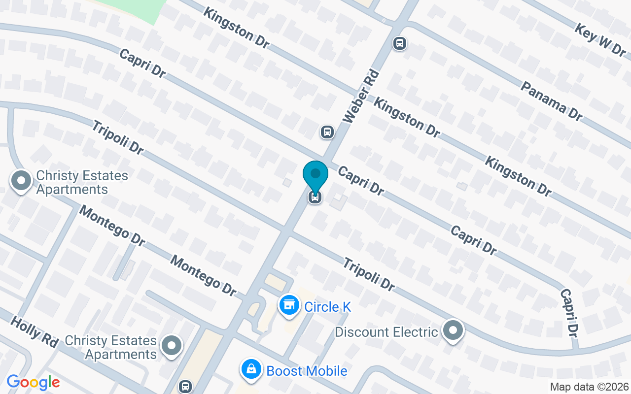 Map showing the location of Weber @ Capri