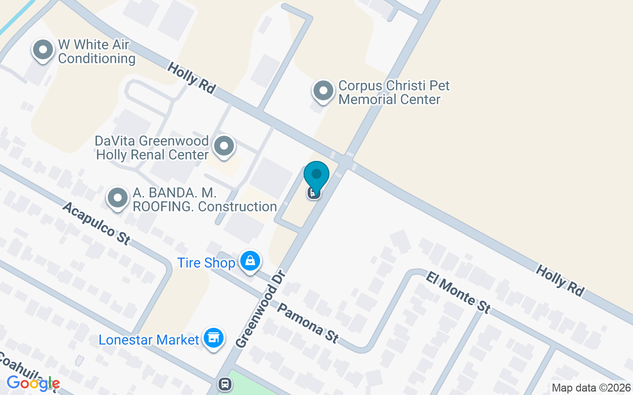 Map showing the location of Greenwood @ Holly