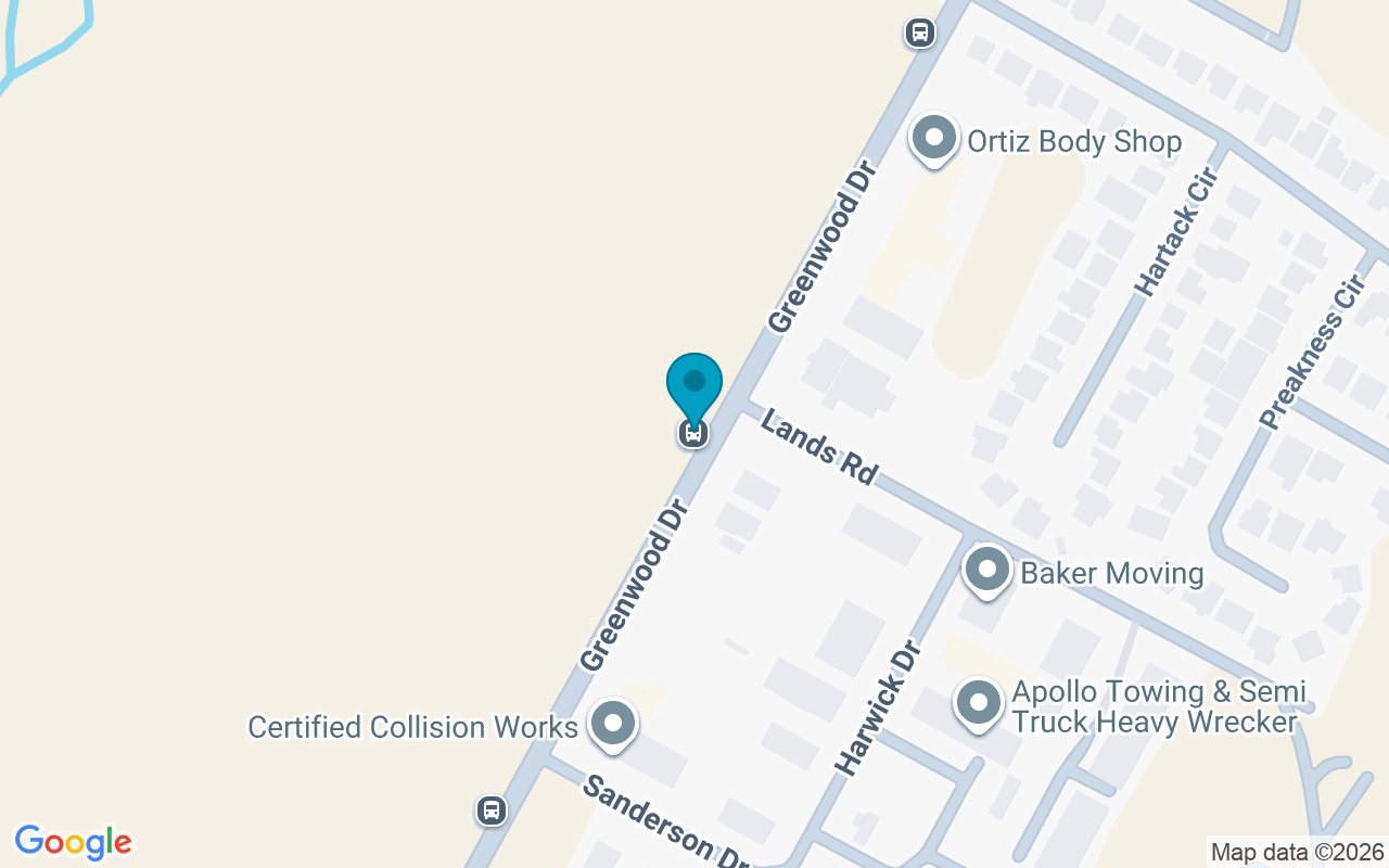 Map showing the location of Greenwood @ Lands