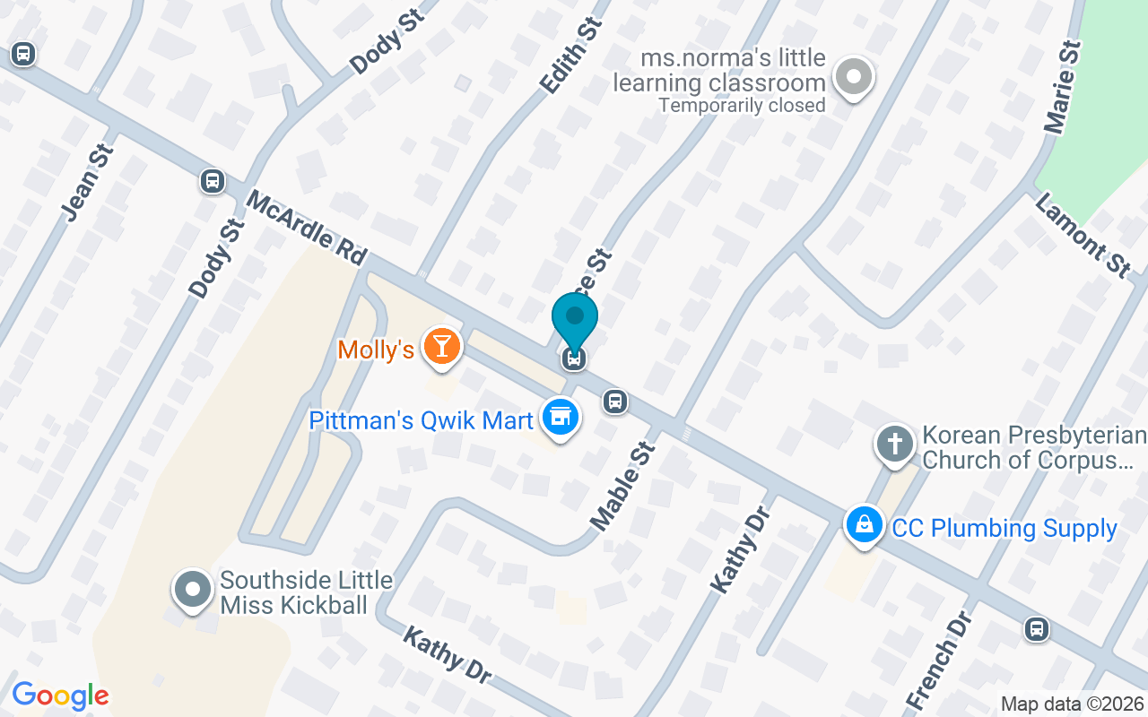 Map showing the location of McArdle @ Alice