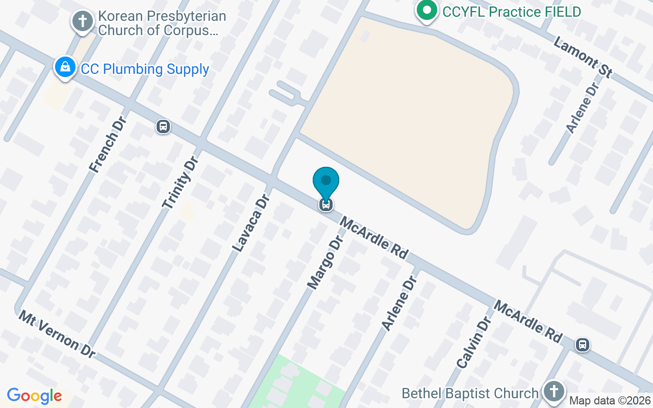 Map showing the location of McArdle @ Margo