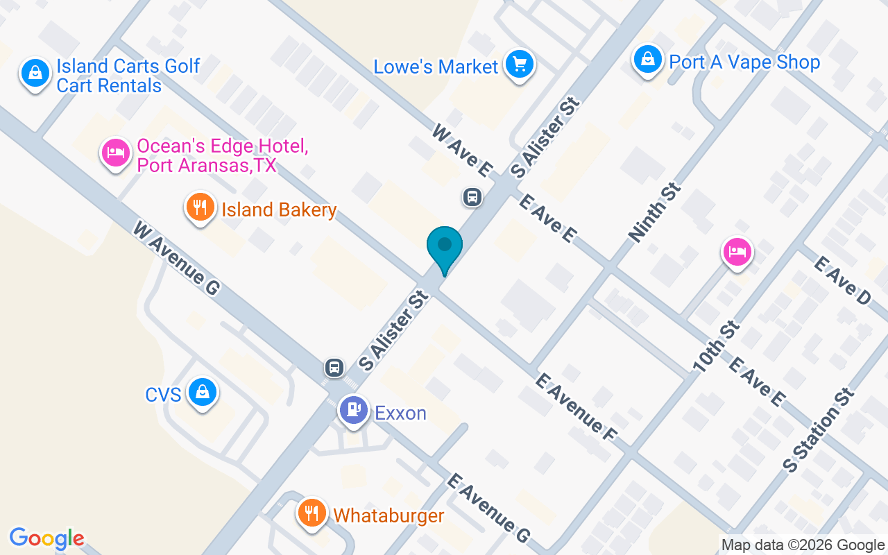 Map showing the location of Allister @ Ave F
