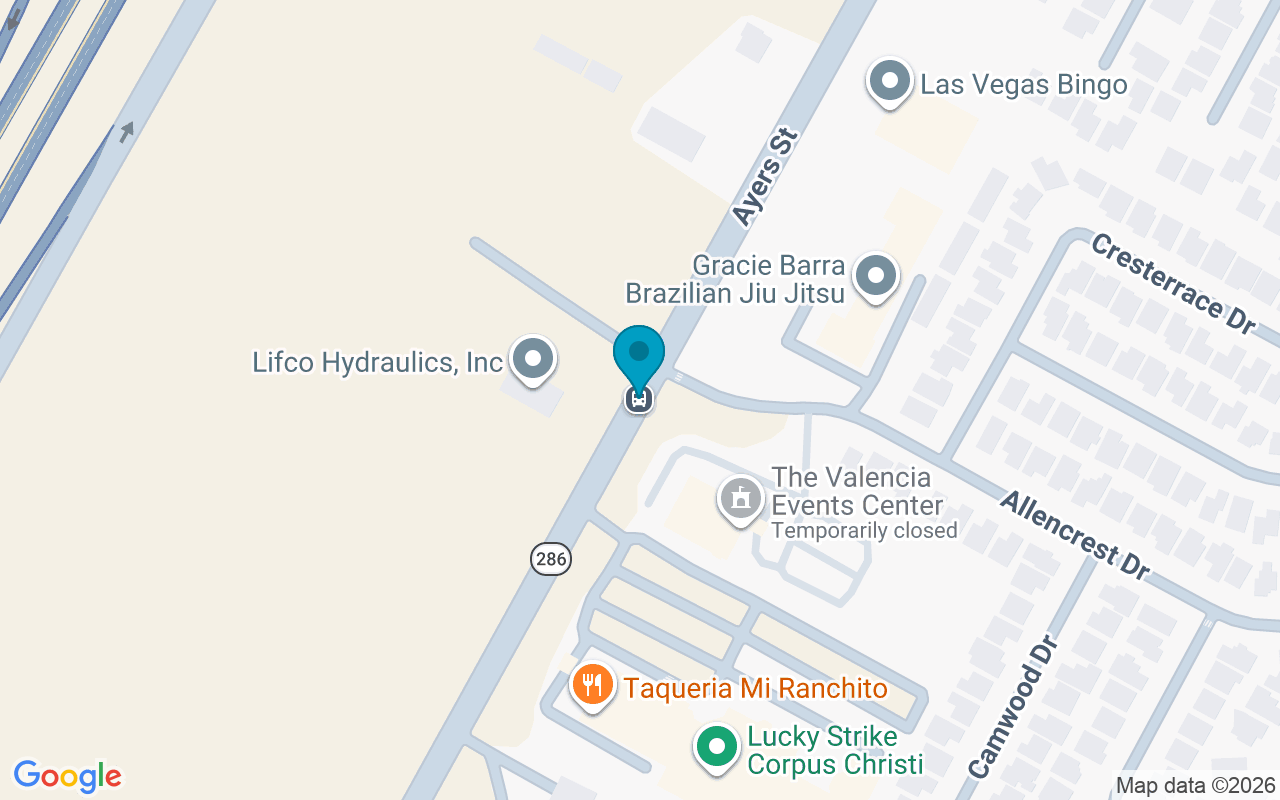 Map showing the location of Ayers @ Allencrest