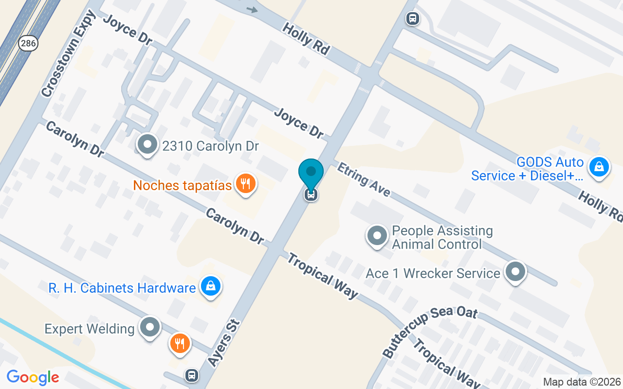 Map showing the location of Ayers @ Misty Winds