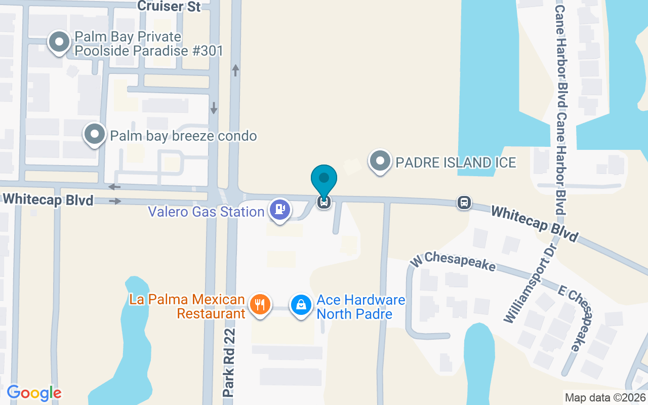 Map showing the location of Whitecap