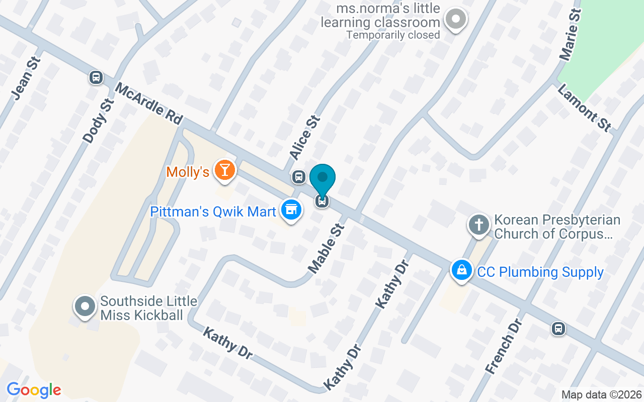 Map showing the location of McArdle @ Mable