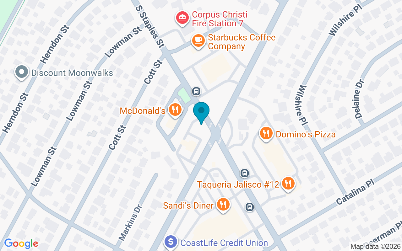 Map showing the location of Staples @ Weber
