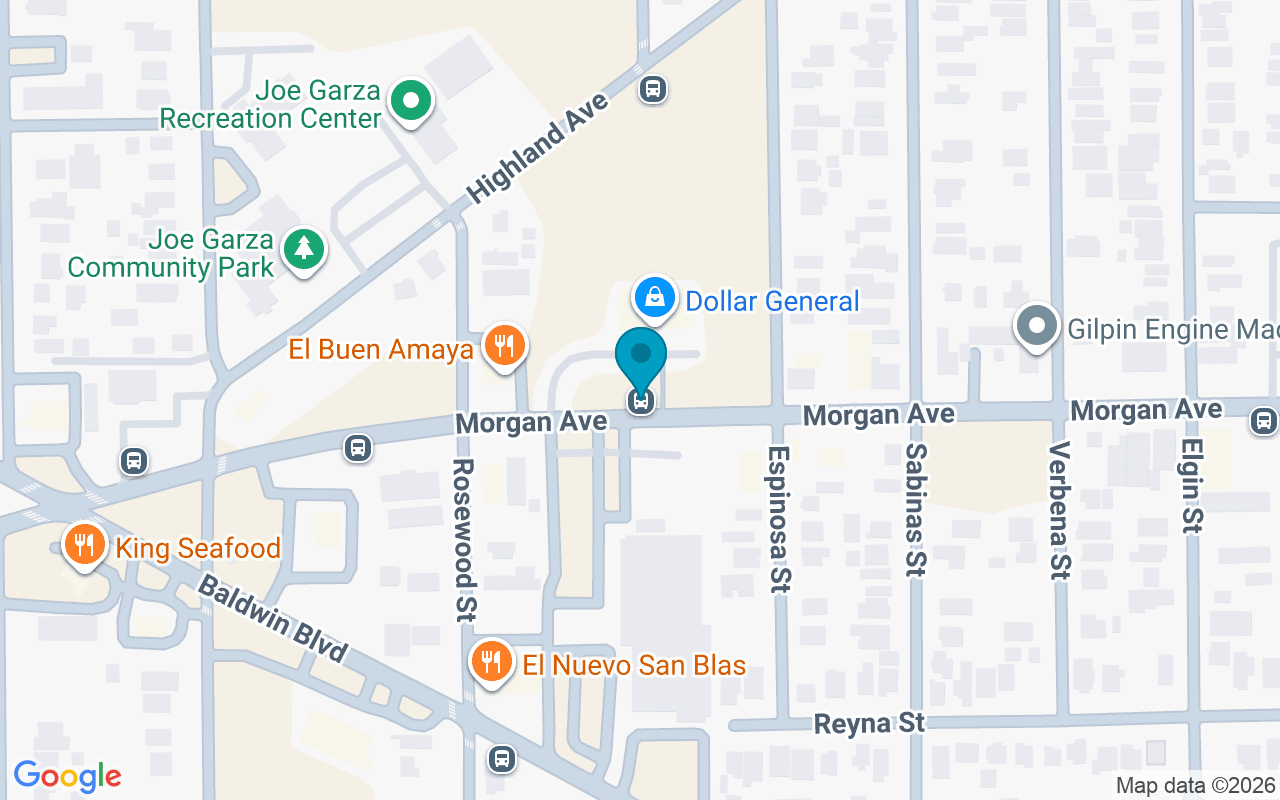 Map showing the location of Morgan @ Espinosa