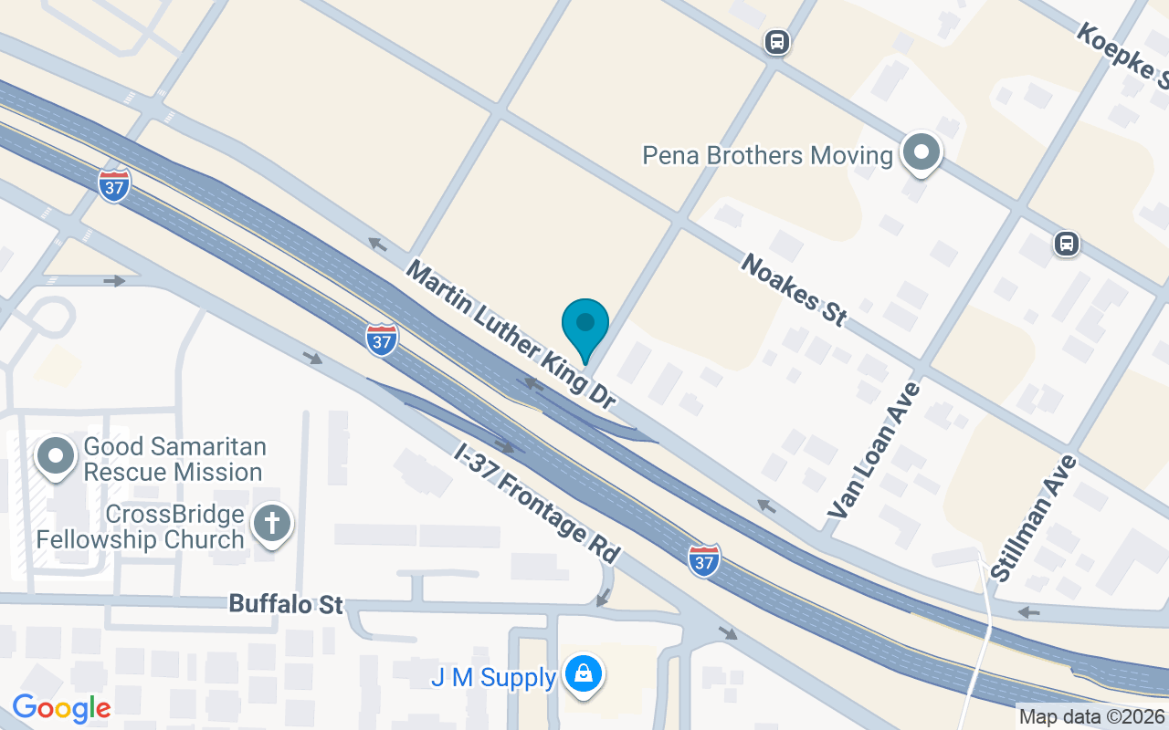 Map showing the location of Palm @ Mlk
