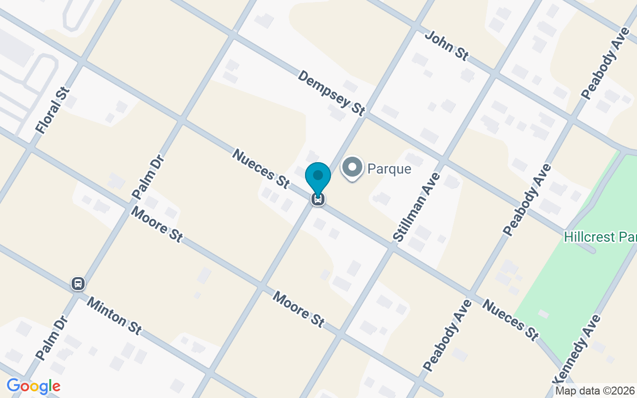 Map showing the location of Nueces @ Van Loan