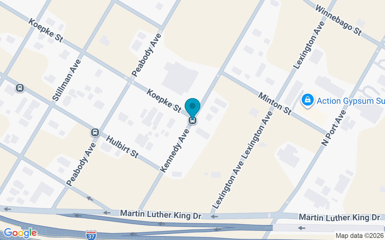 Map showing the location of Kennedy @ Koepke