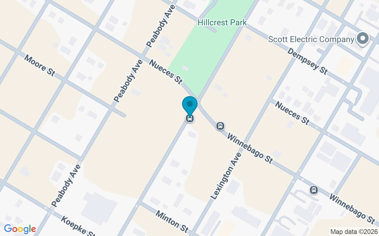 Map showing the location of Kennedy @ Winnebago