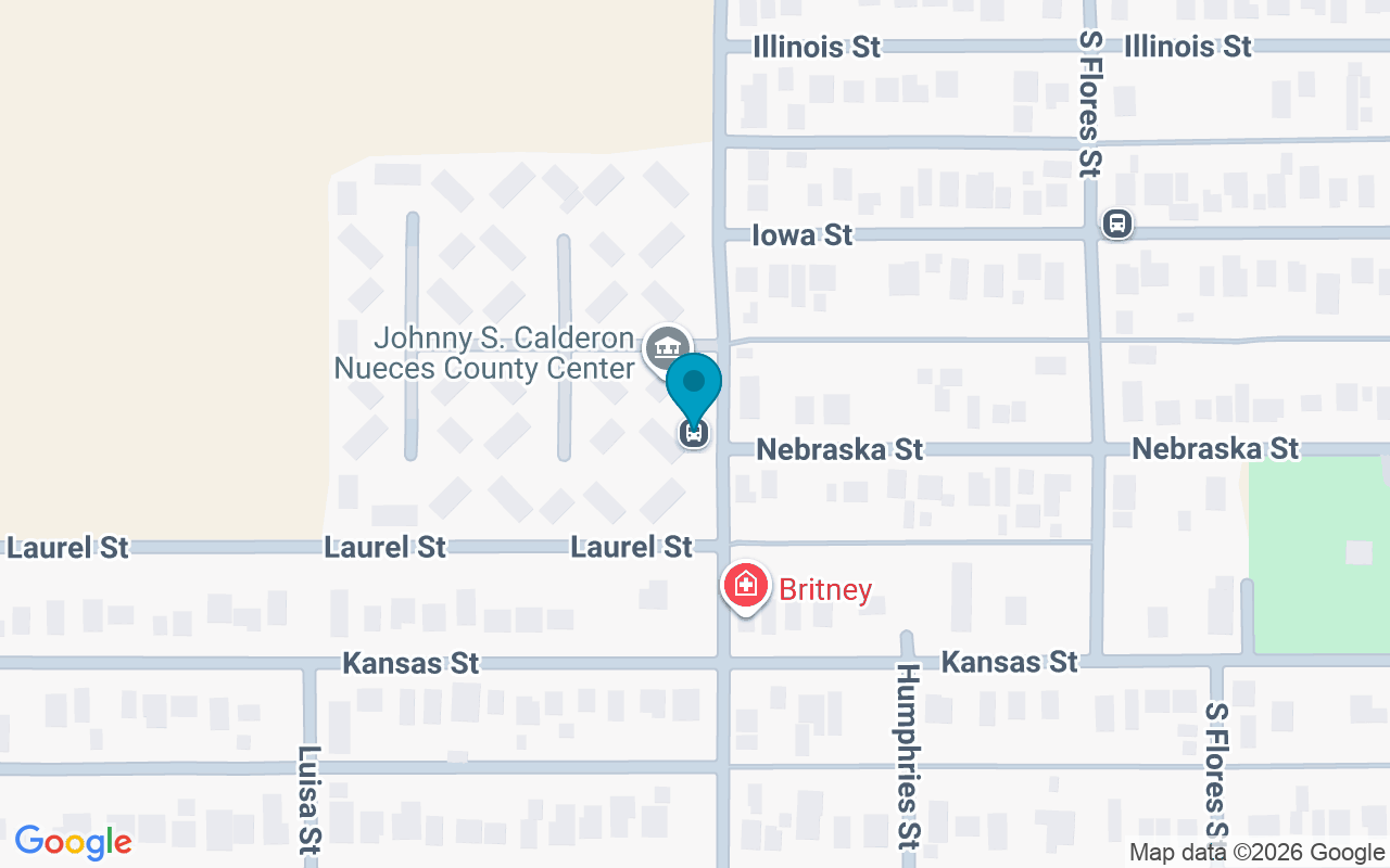 Map showing the location of Pat Shutter @ Nebraska