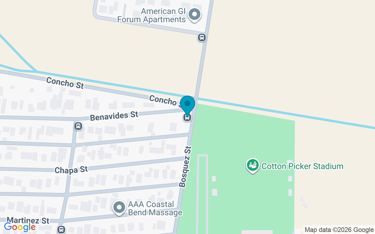 Map showing the location of Bosquez @ Benavides