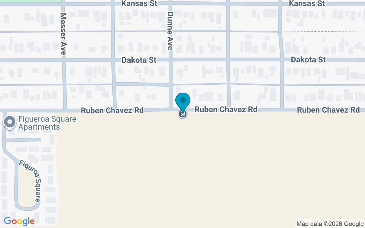 Map showing the location of Ruben Chavez