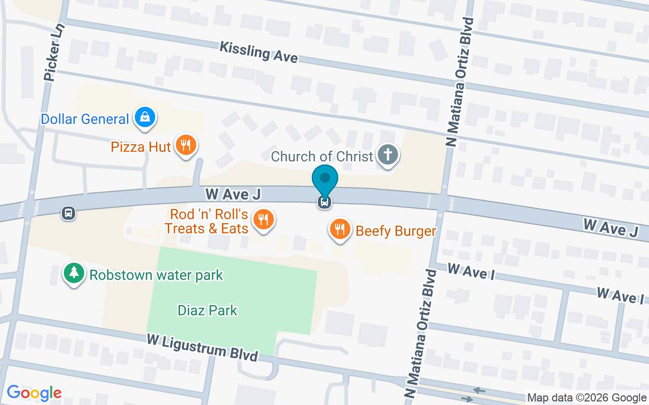 Map showing the location of Ave J @ Matianaortiz
